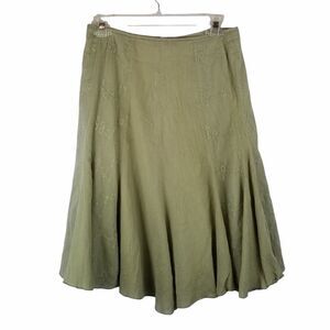 FitnFlare Final Touch 100% cotton embroider skirt.